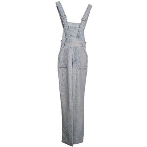 NWT Blackmilk Light‎ Blue Trompe L'oeil Denim Overalls Sz XXS